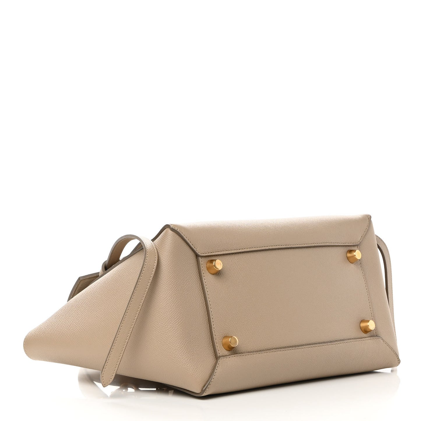 Grained Calfskin Mini Belt Bag Light Taupe
