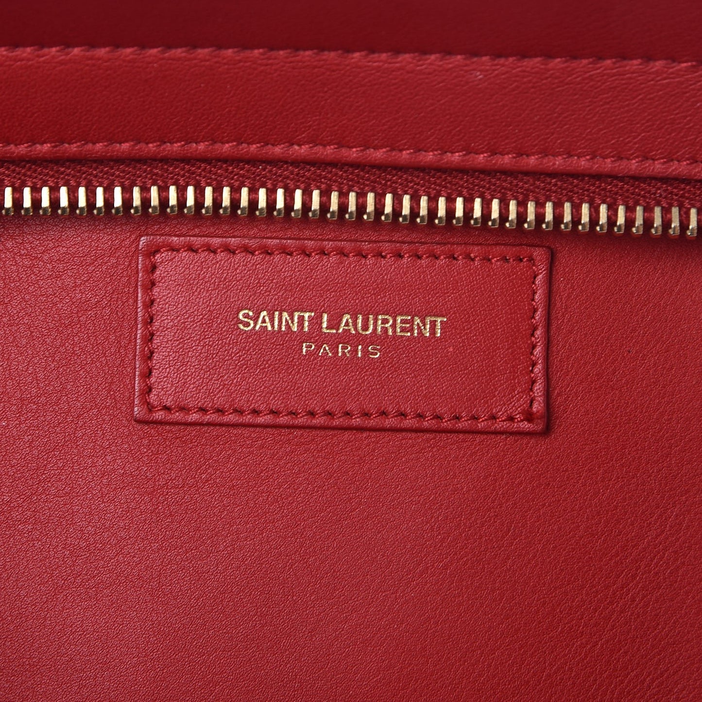 Calfskin Small Classic Y Cabas Rouge Orient