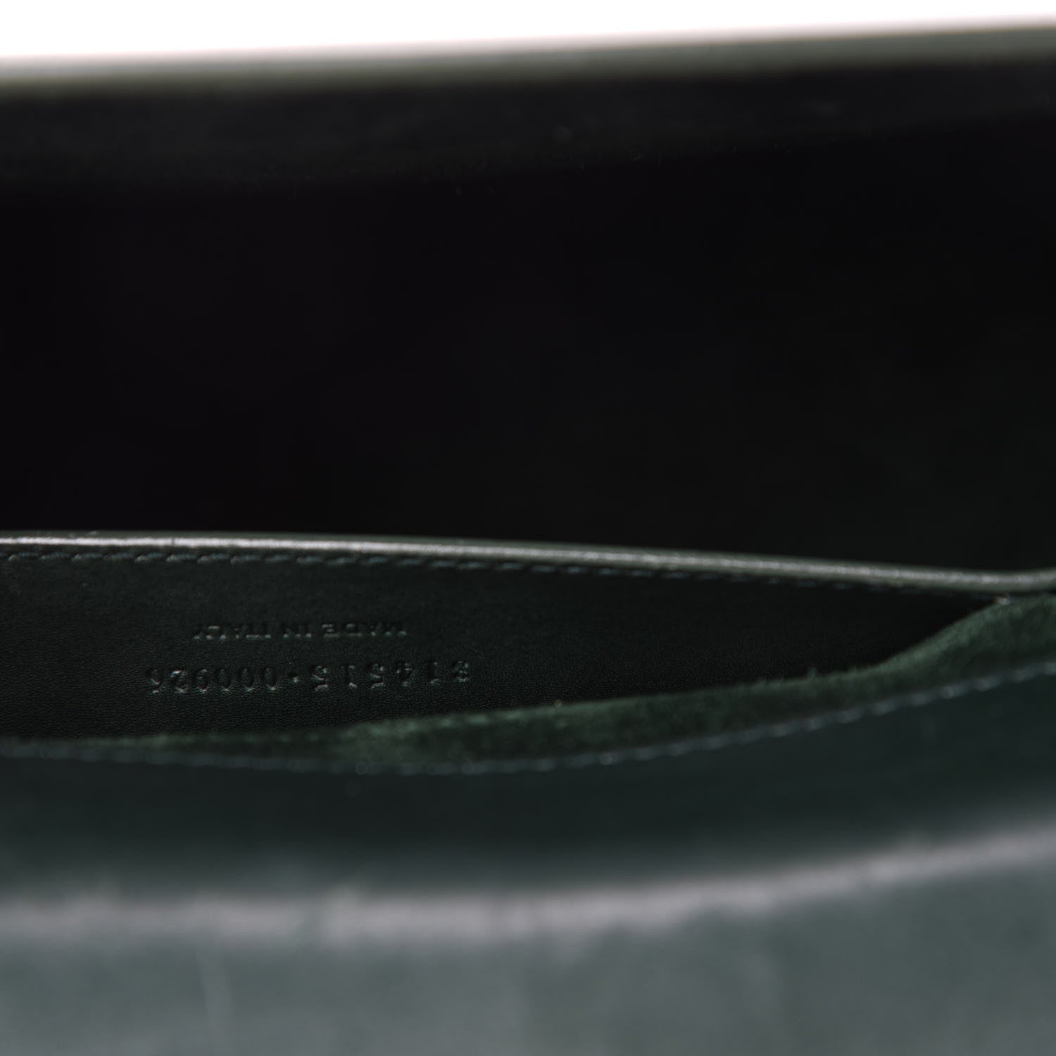 Saint Laurent Calfskin Medium Classic Betty Dark Green 17 of 18