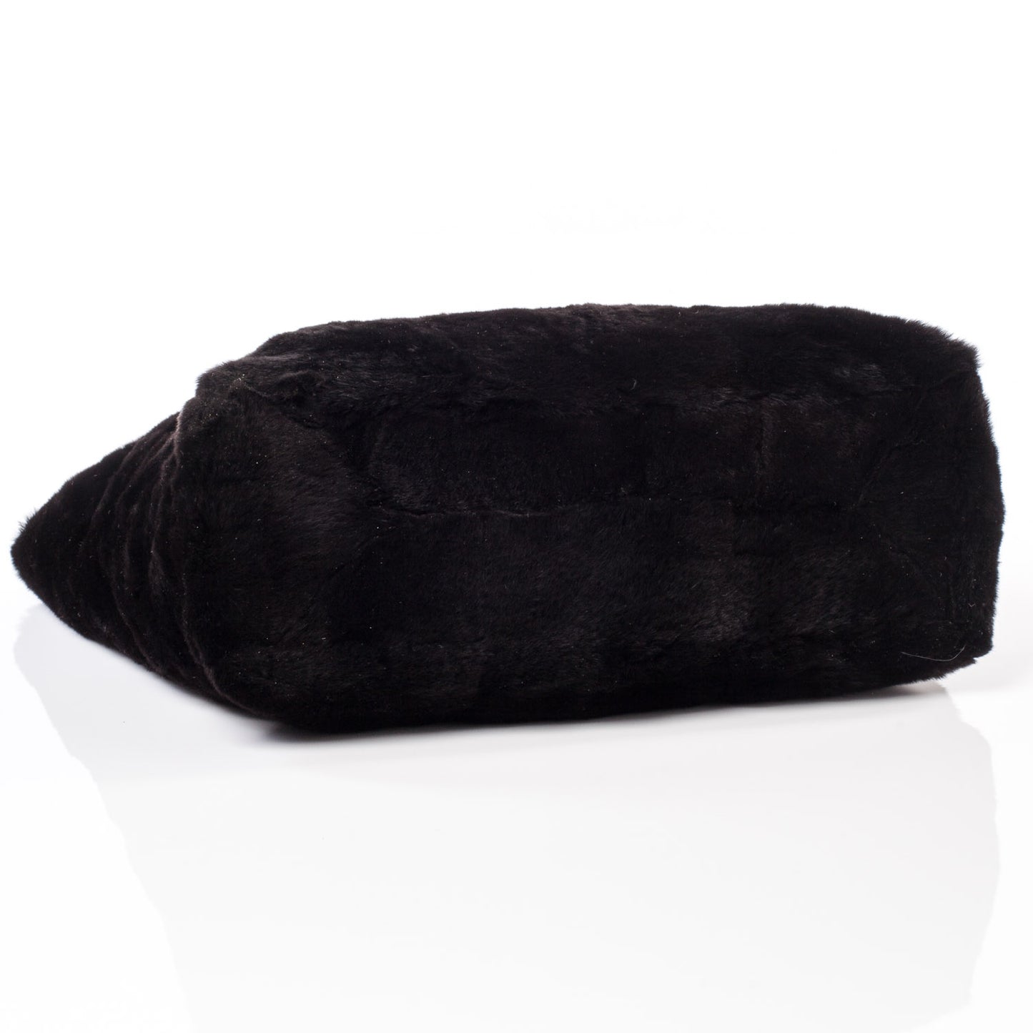 Orylag Rabbit Fur Tote Black