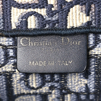 Christian Dior Oblique Catherine Tote Blue 6 of 12
