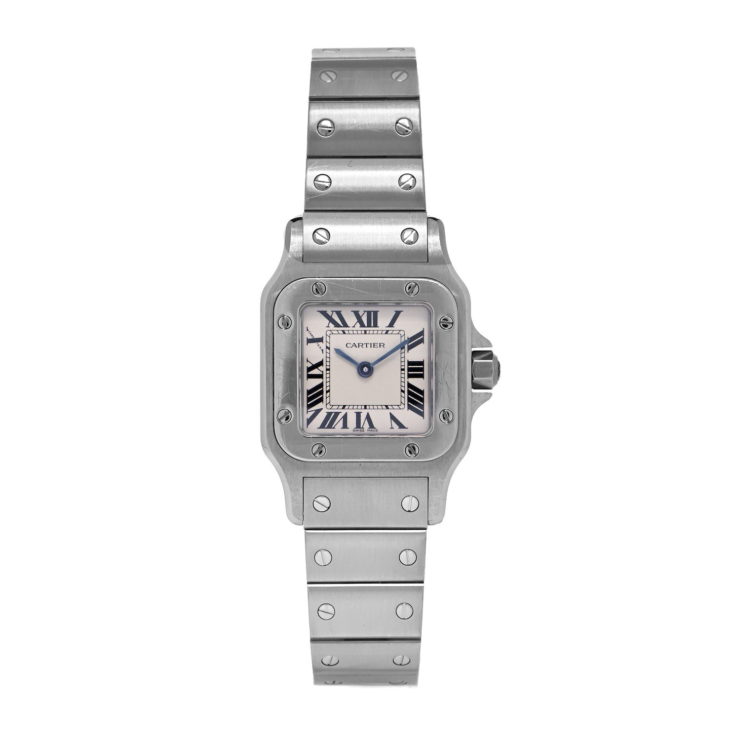 Stainless Steel 24mm Santos de Cartier Galbee Quartz Watch