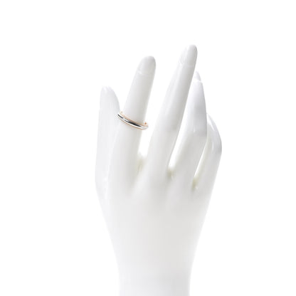 Tiffany Platinum 18K Rose Gold 3mm Milgrain Band Ring 53 6.5 2 of 4