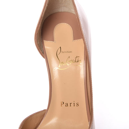Christian Louboutin Patent Iriza 100 Pumps 35 Nude 7 of 8