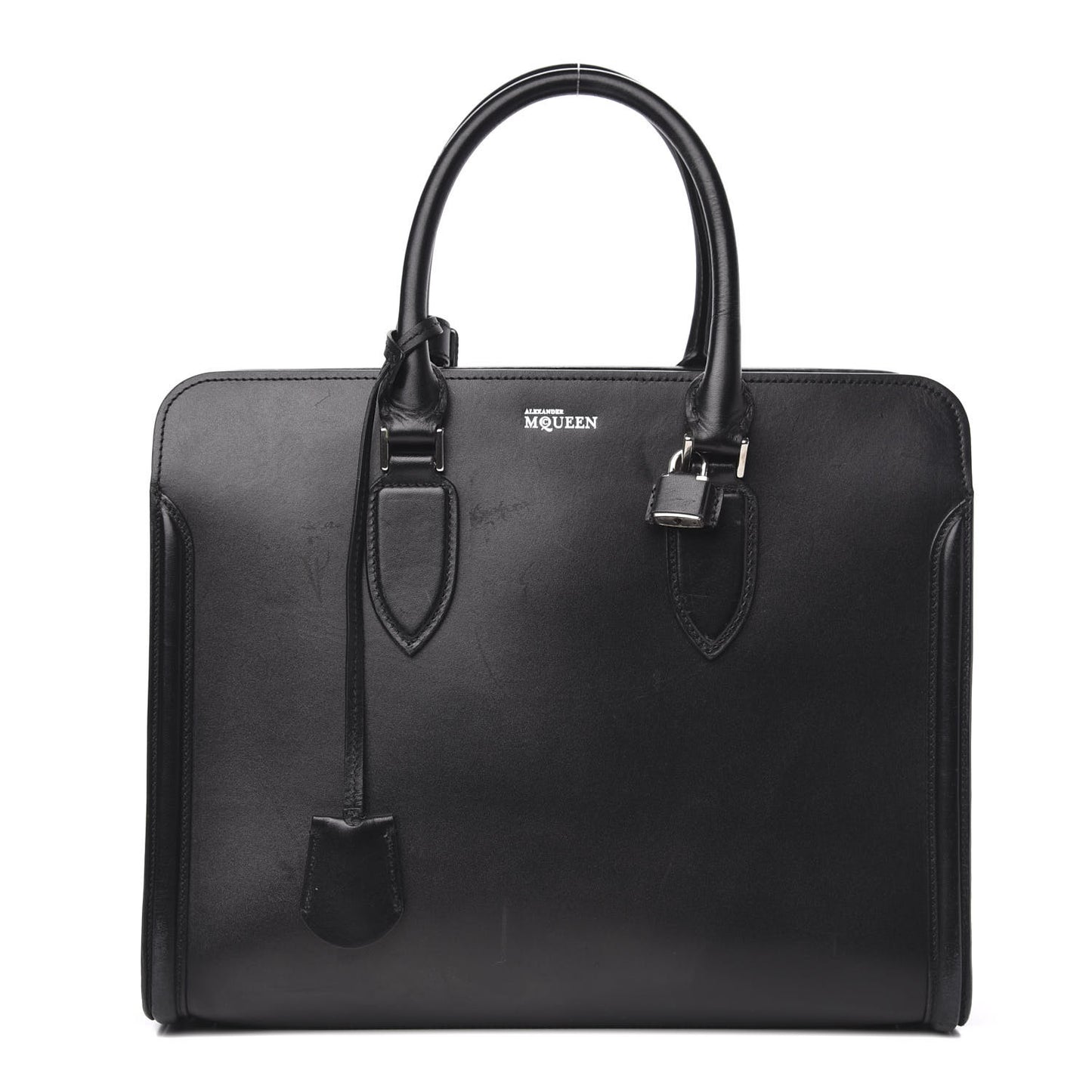 Calfskin Heroine Open Tote Black