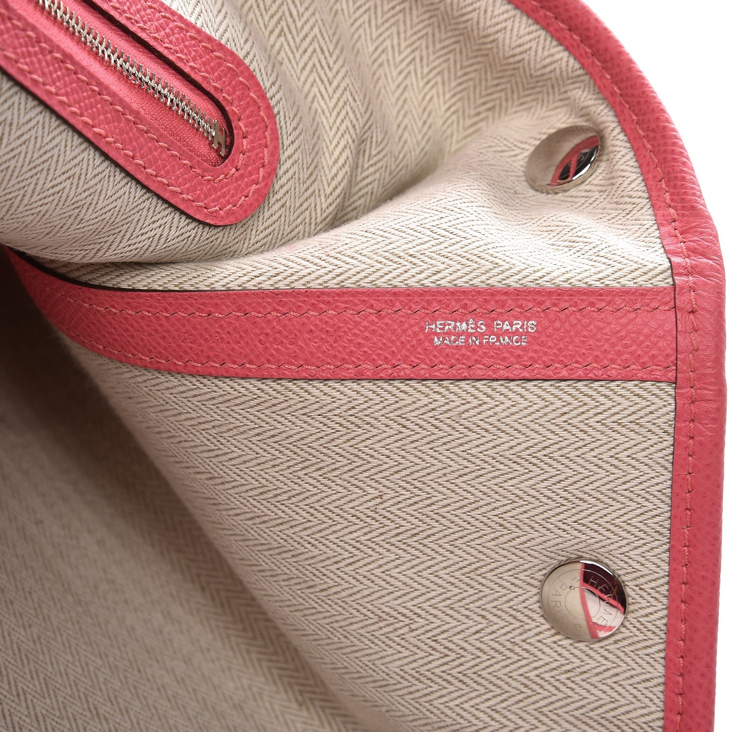 Hermes Epsom Garden Party 36 MM Rose Azalee 6 of 12