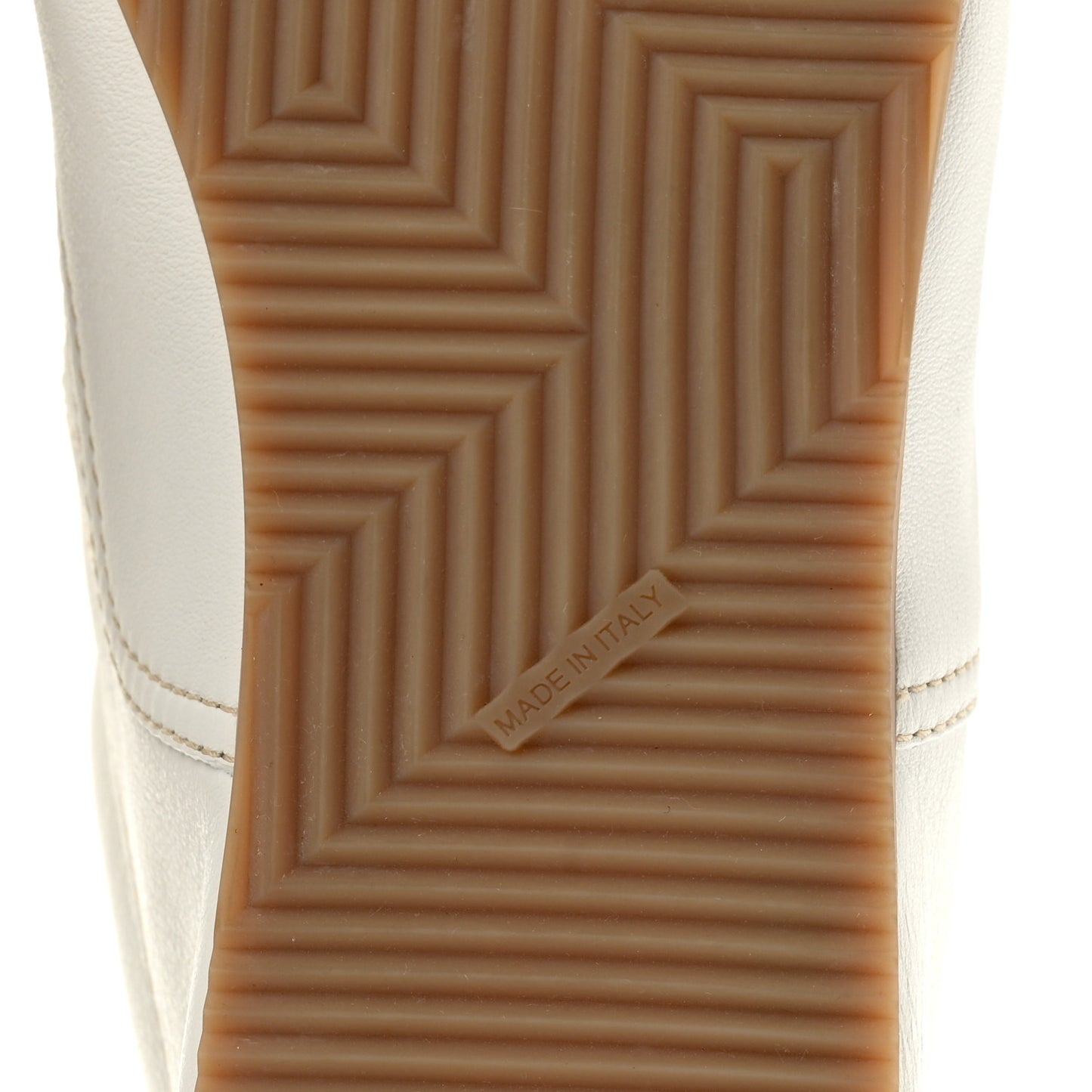 Supple Calfskin Master Sneakers 37 Beige Glaise