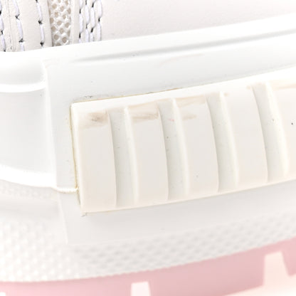 Louis Vuitton Iridescent Technical Mesh Monogram LV Squad Sneaker Boots 38.5 Rose Clair 12 of 12