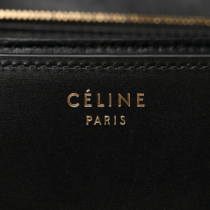 Celine Box Calfskin Medium Classic Box Flap Bag Black 6 of 13