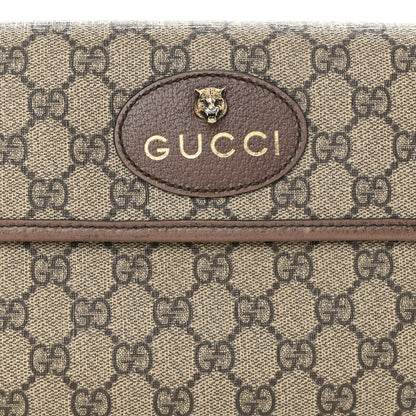 Gucci GG Supreme Monogram Neo Vintage Web Belt Bag Brown 7 of 9