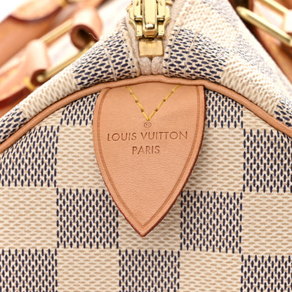 Louis Vuitton Damier Azur Speedy 30 6 of 18