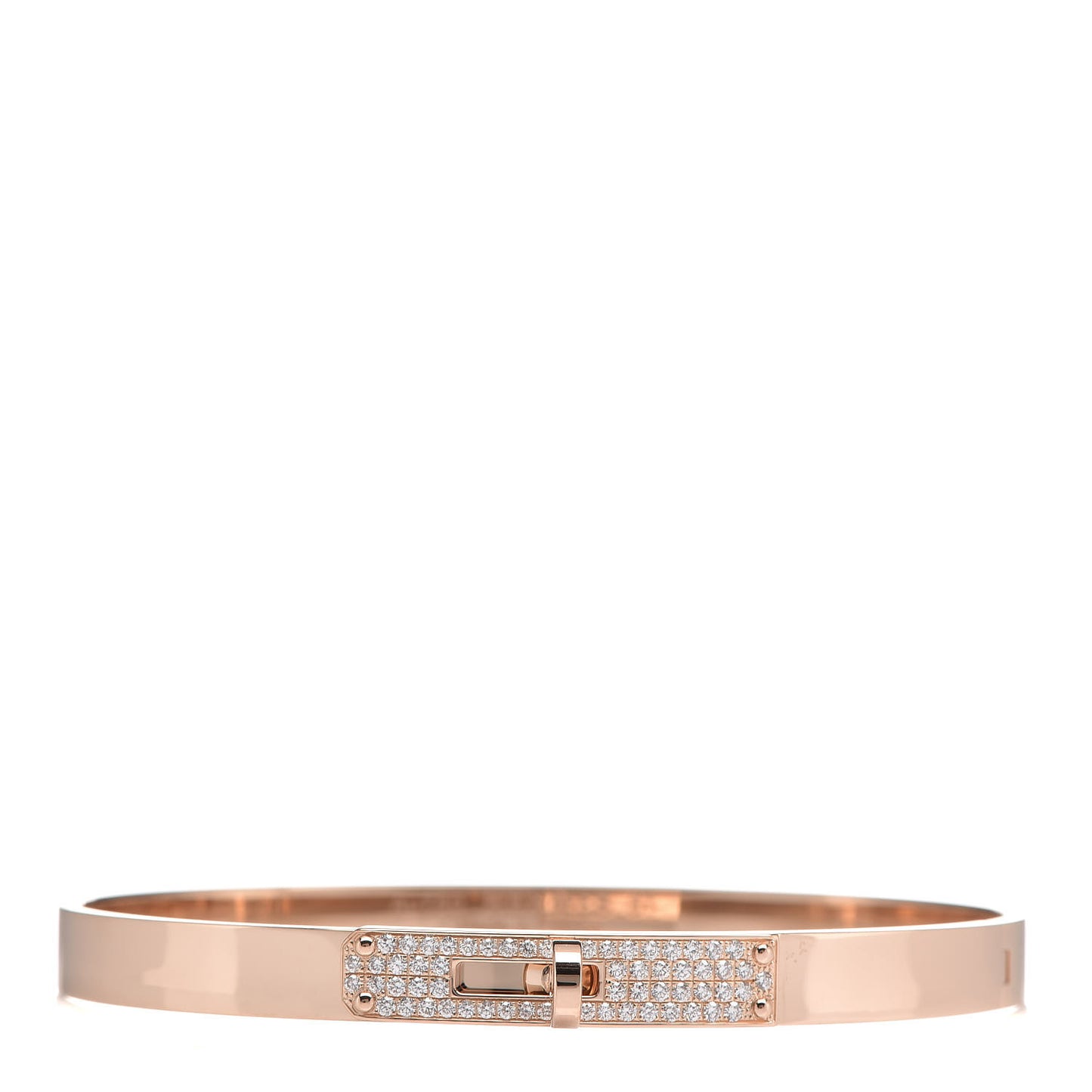 18K Rose Gold Diamond PM Kelly Pave Bracelet ST