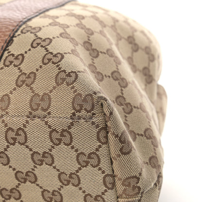 Gucci Monogram Medium Bamboo Bar Tote Brown 12 of 13