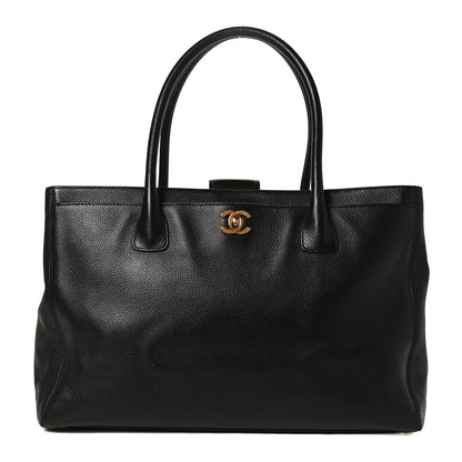 Chanel Calfskin Cerf Shopper Tote Black 1 of 13