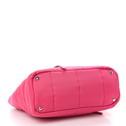 Prada Tessuto Nylon Bomber Tote Fuxia 4 of 10
