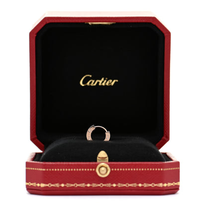 Cartier 18K Pink Gold Single LOVE Hoop Earring 2 of 6