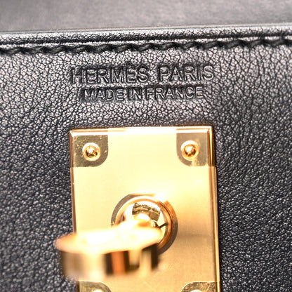 Hermes Veau Volupto Kelly Danse II Belt Bag Black 6 of 12