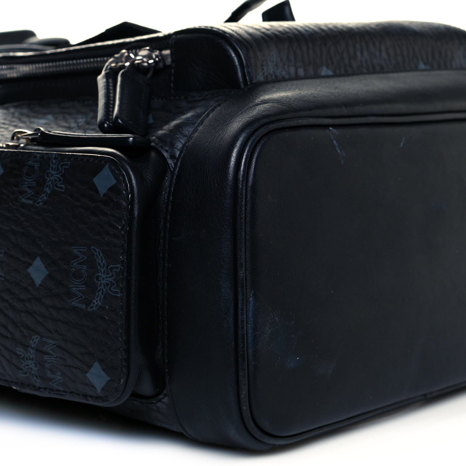 MCM Visetos Brandenburg Backpack Black 4 of 10