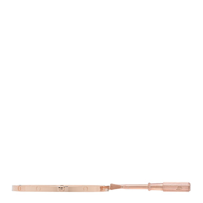 Cartier 18K Pink Gold Small LOVE Bracelet 17 4 of 6