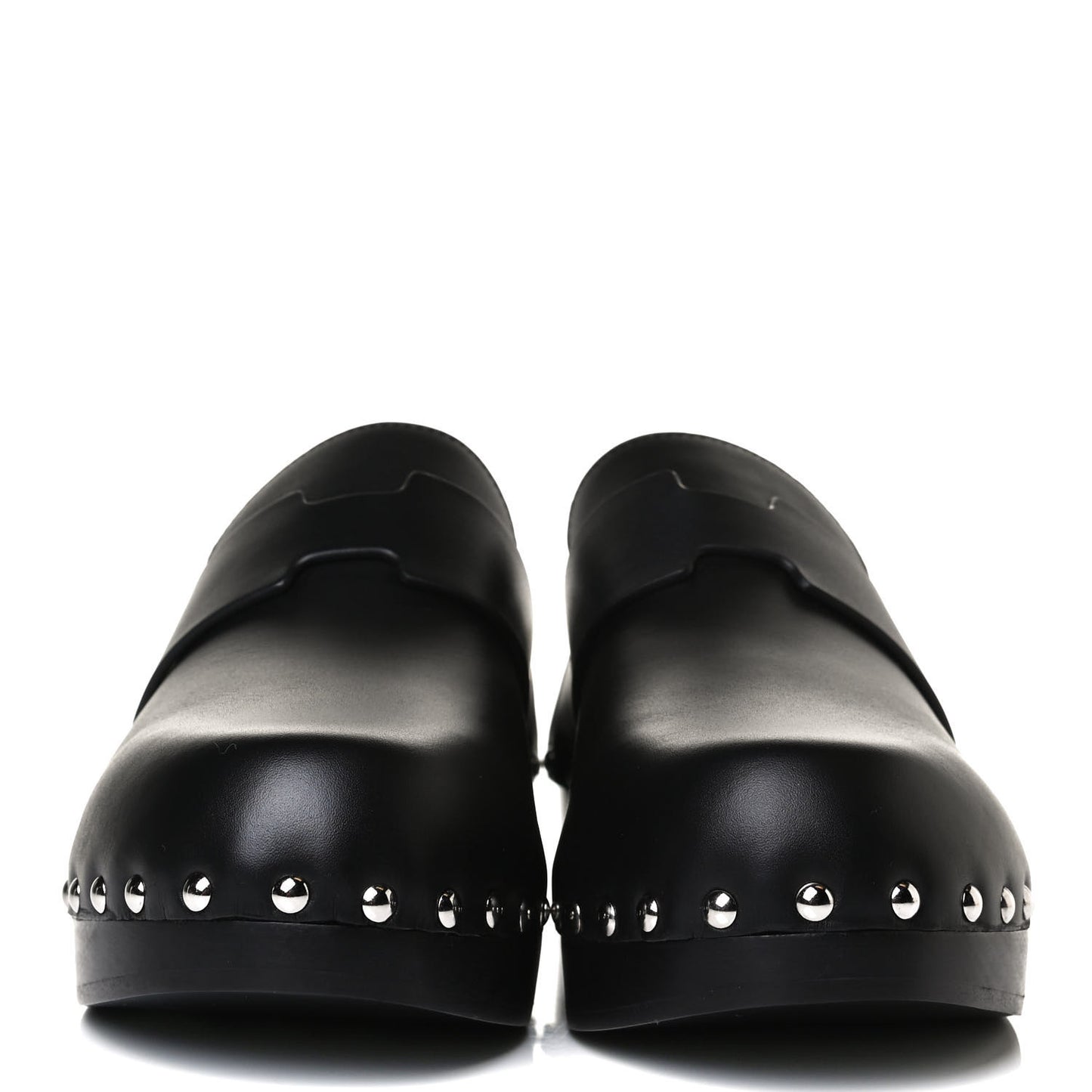 Calfskin Calya Mules 39 Black