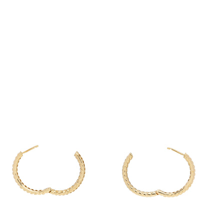Anita Ko 18K Yellow Gold Classic Medium Zoe Hoop Earrings 3 of 4