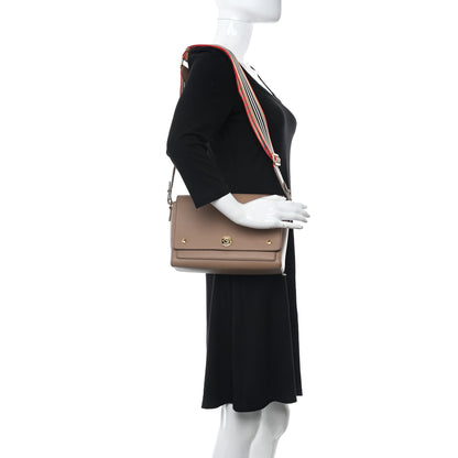 Burberry Grainy Calfskin Note Crossbody Bag Beige 2 of 10