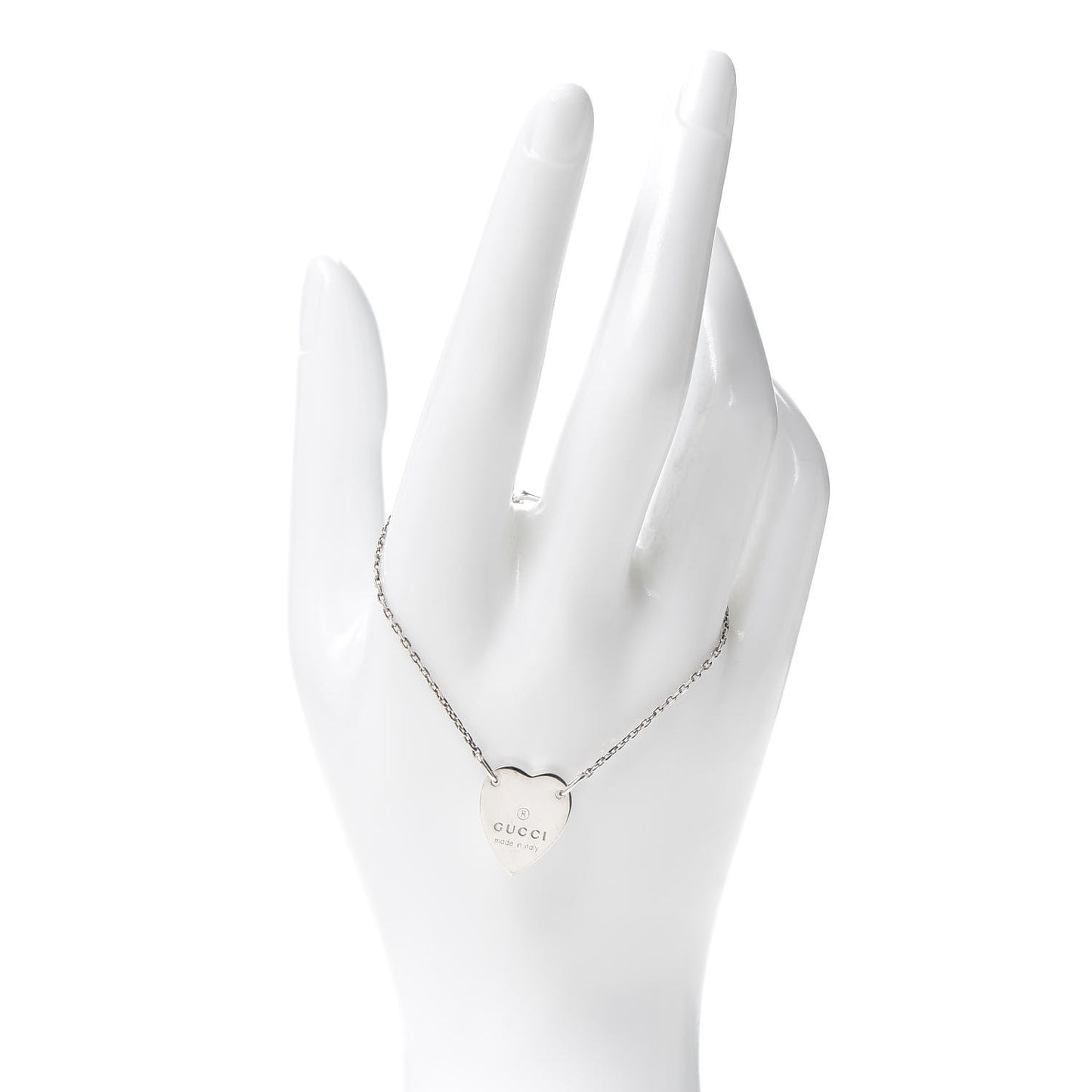Sterling Silver Trademark Heart Bracelet