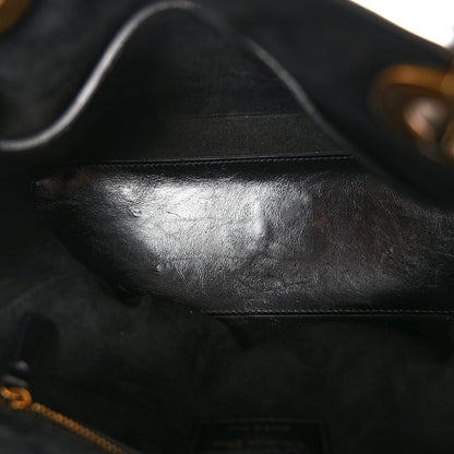 Christian Dior Crinkled Patent Cannage Medium Bohemian Lady Dior Black 5 of 10