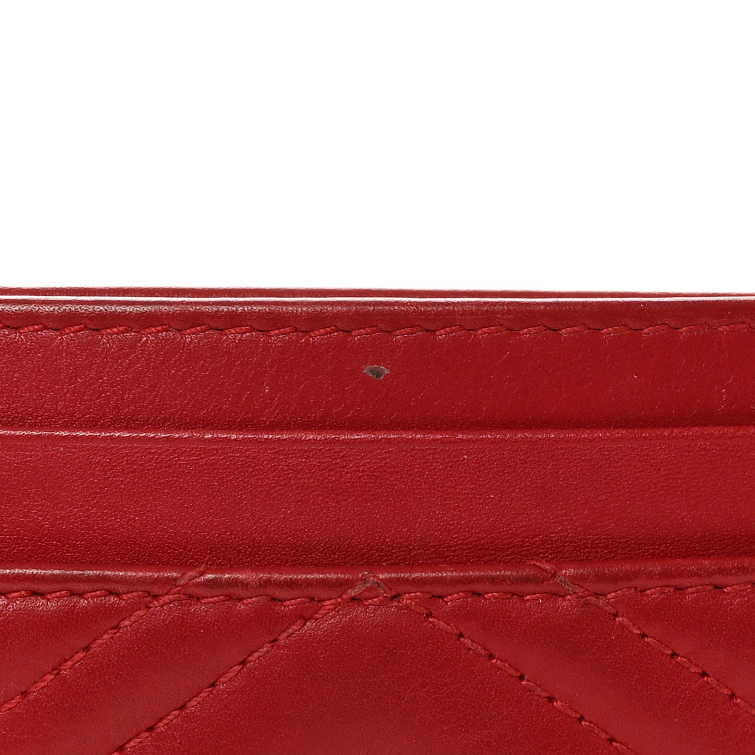 Gucci Calfskin Matelasse GG Marmont Card Holder Hibiscus Red 7 of 11