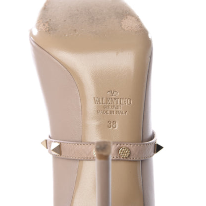 Valentino Garavani Nappa Rockstud Studwrap Strap 105mm Pumps 38 Poudre 9 of 11