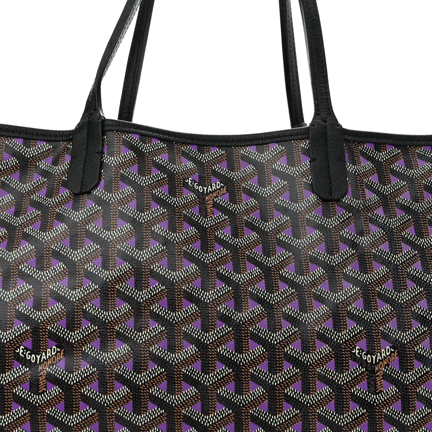Goyardine Saint Louis Claire Voie PM Black Violet