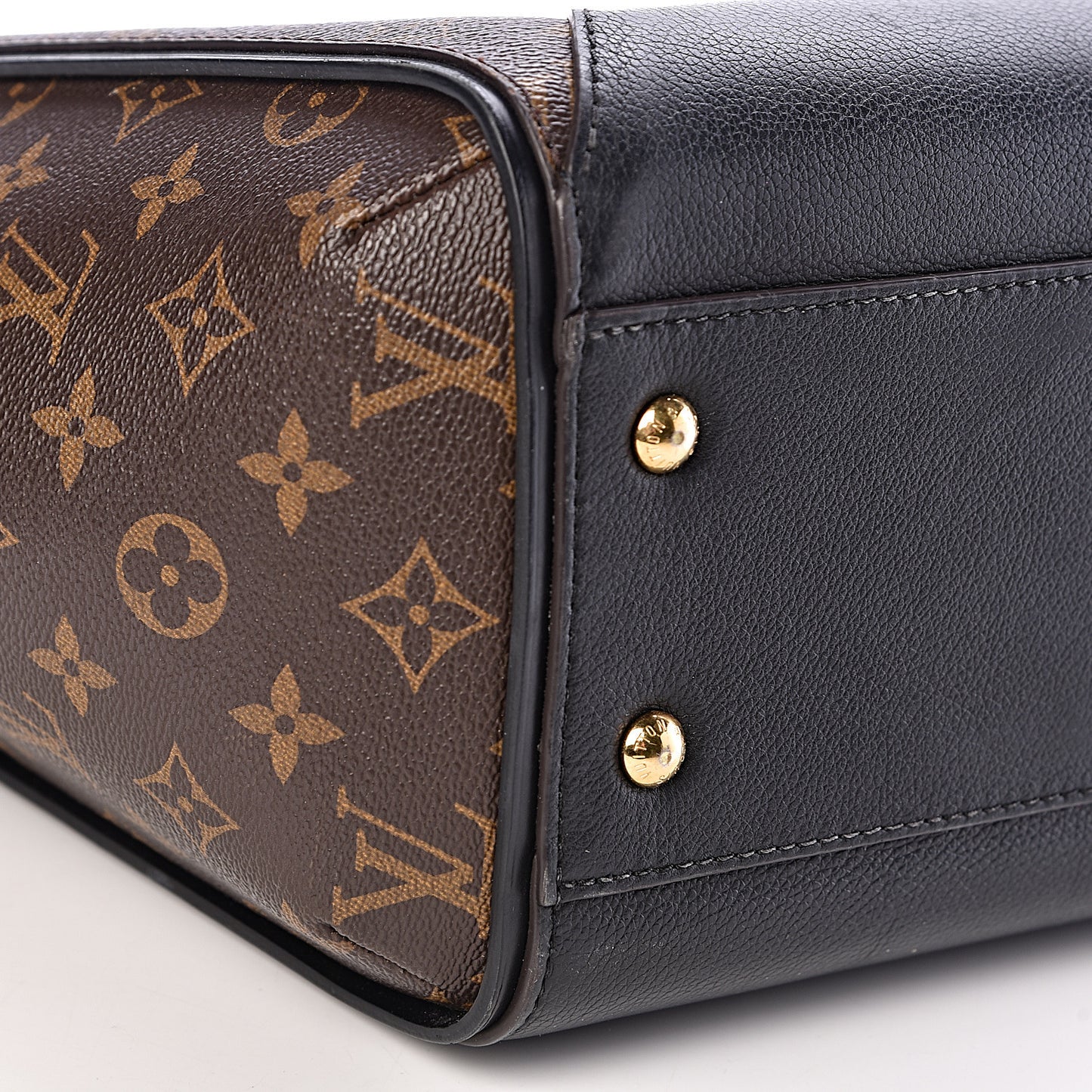 Calfskin Monogram Kimono Tote Black