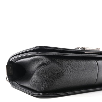 Chanel Caviar Quilted Medium Boy Flap Black 8 of 9