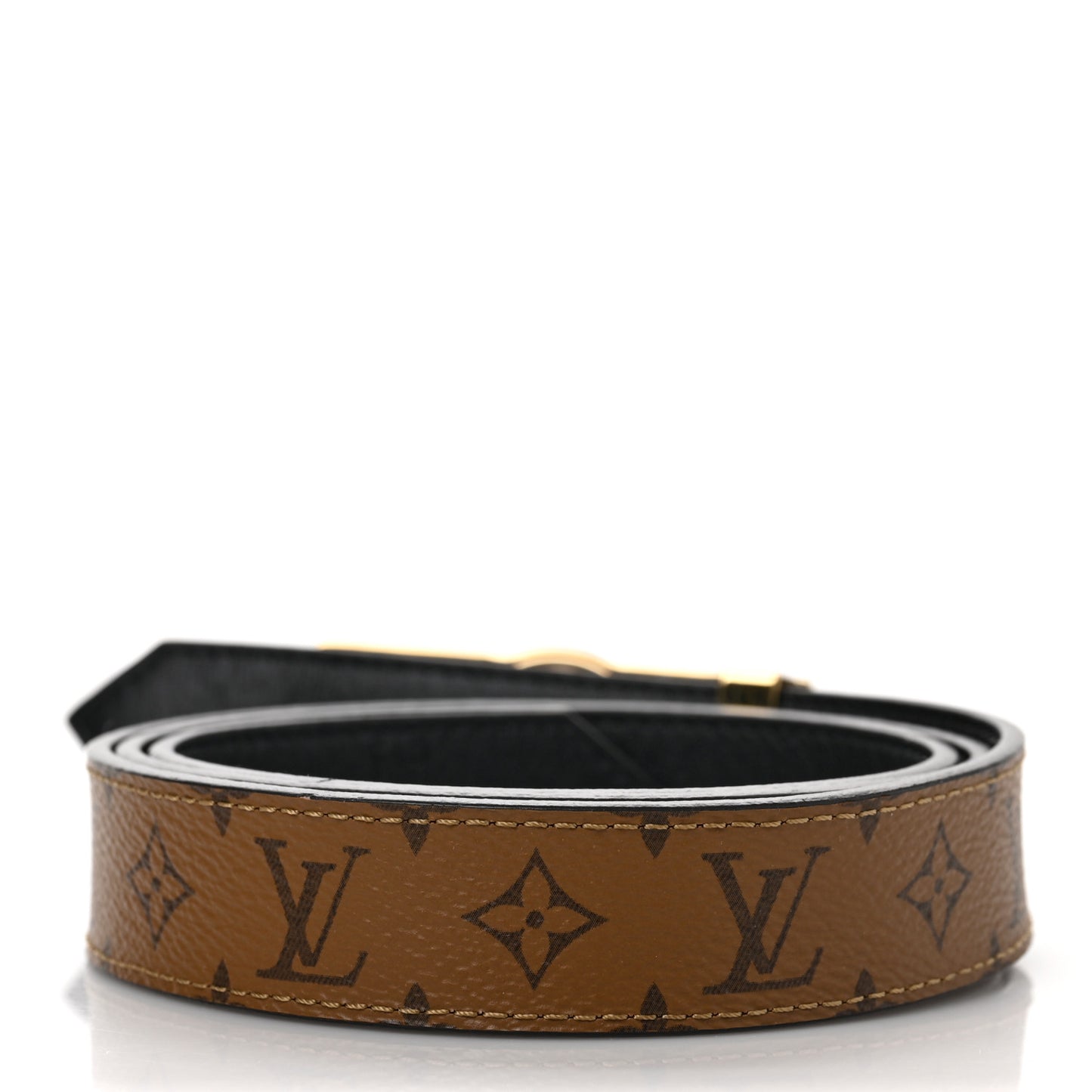 Monogram 25mm Dauphine Reversible Belt 85 34 Cream