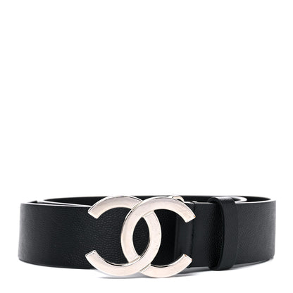 Chanel Caviar CC Logo Belt 75 30 Black 1 of 7