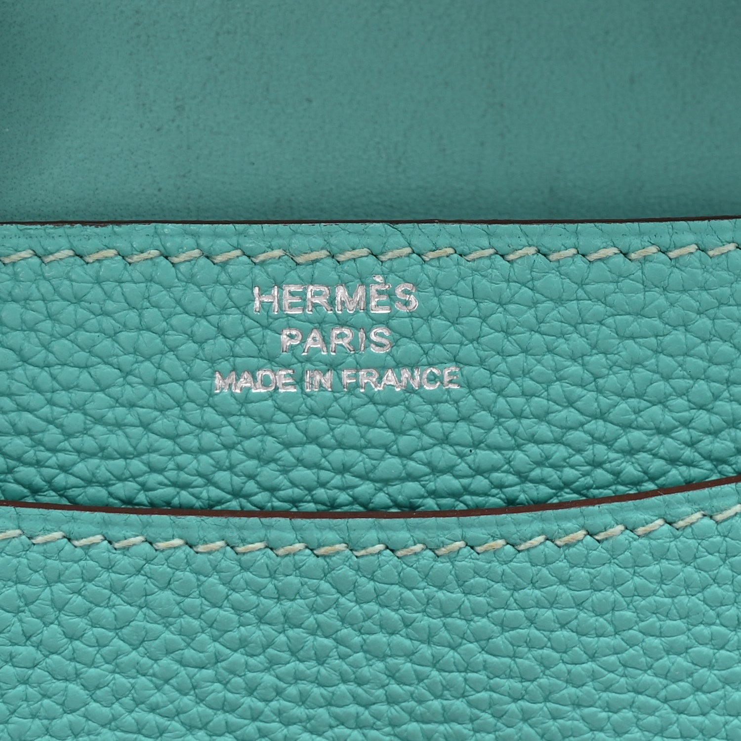 Hermes Togo Dogon Card Case Lagon 6 of 8