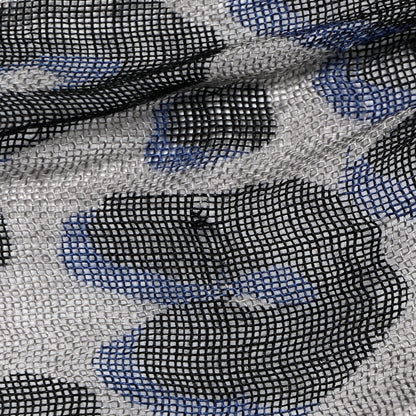 Louis Vuitton Cashmere Silk Leopard Etole Stole Gris Marine 5 of 6