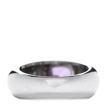 Chopard 18K White Gold Diamond Pink Sapphire Love Ring 52 6 3 of 5