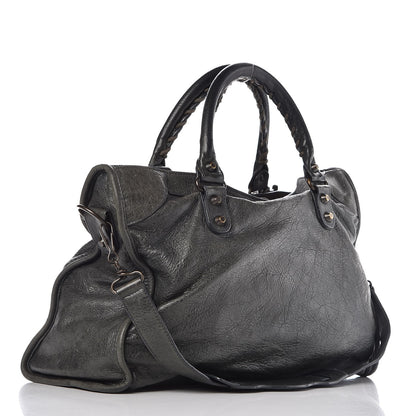 Balenciaga Agneau Classic Hardware City Anthracite 4 of 12