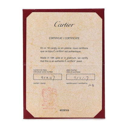 Cartier 18K White Gold Diamond .24ct C De Cartier Pendant Necklace 6 of 7