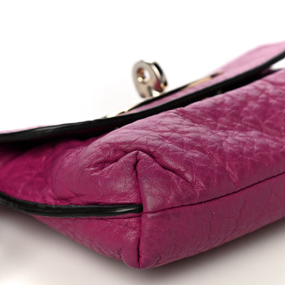 Mulberry Grained Calfskin Darley Key Pouch Violet 7 of 10