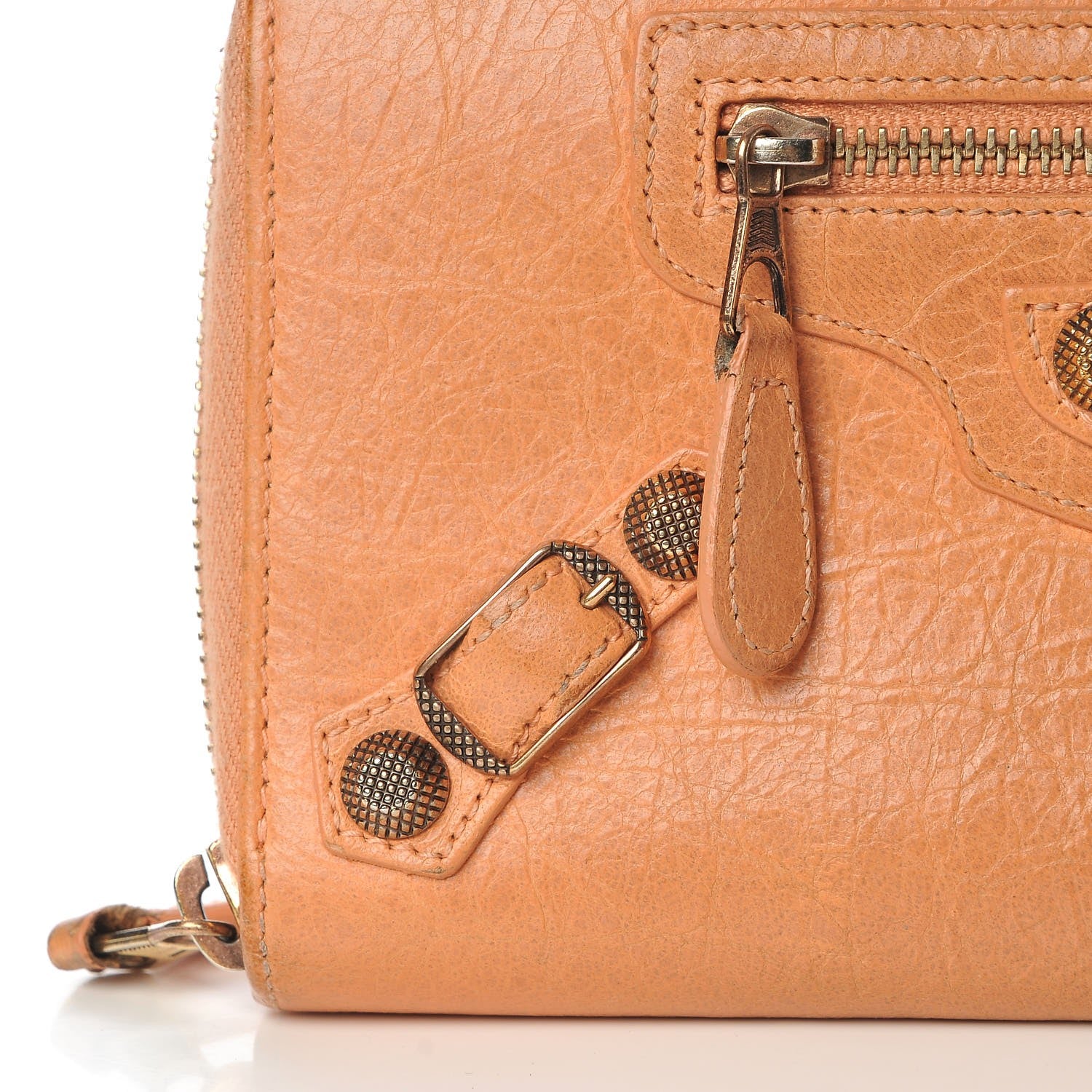 Balenciaga Agneau Giant 12 Rose Gold Hardware Continental Zip Around Wallet Rose Blush 8 of 12