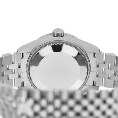 Rolex Stainless Steel 18K White Gold Diamond 31mm Oyster Perpetual DateJust Watch Mint Green 278344RBR 4 of 5