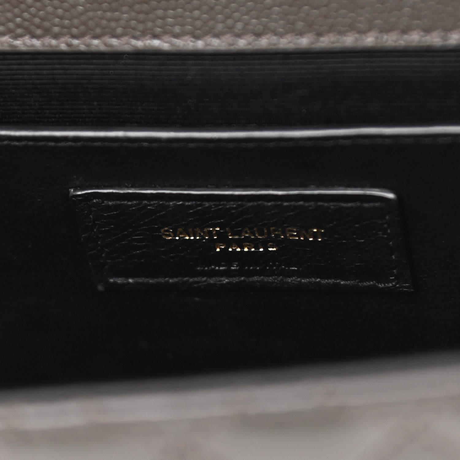 Saint Laurent Grain De Poudre Textured Mixed Matelasse Medium Triquilt Monogram Satchel Army Green 6 of 10