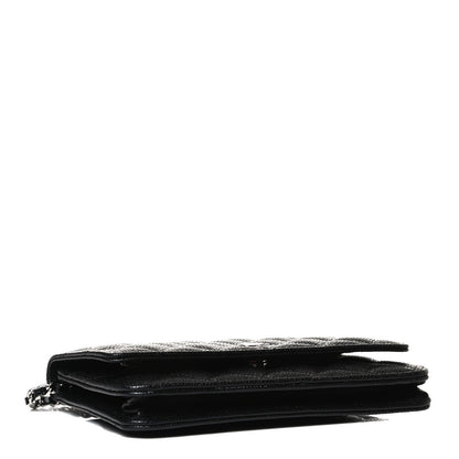 Chanel Caviar Quilted Wallet On Chain WOC Black 4 of 13