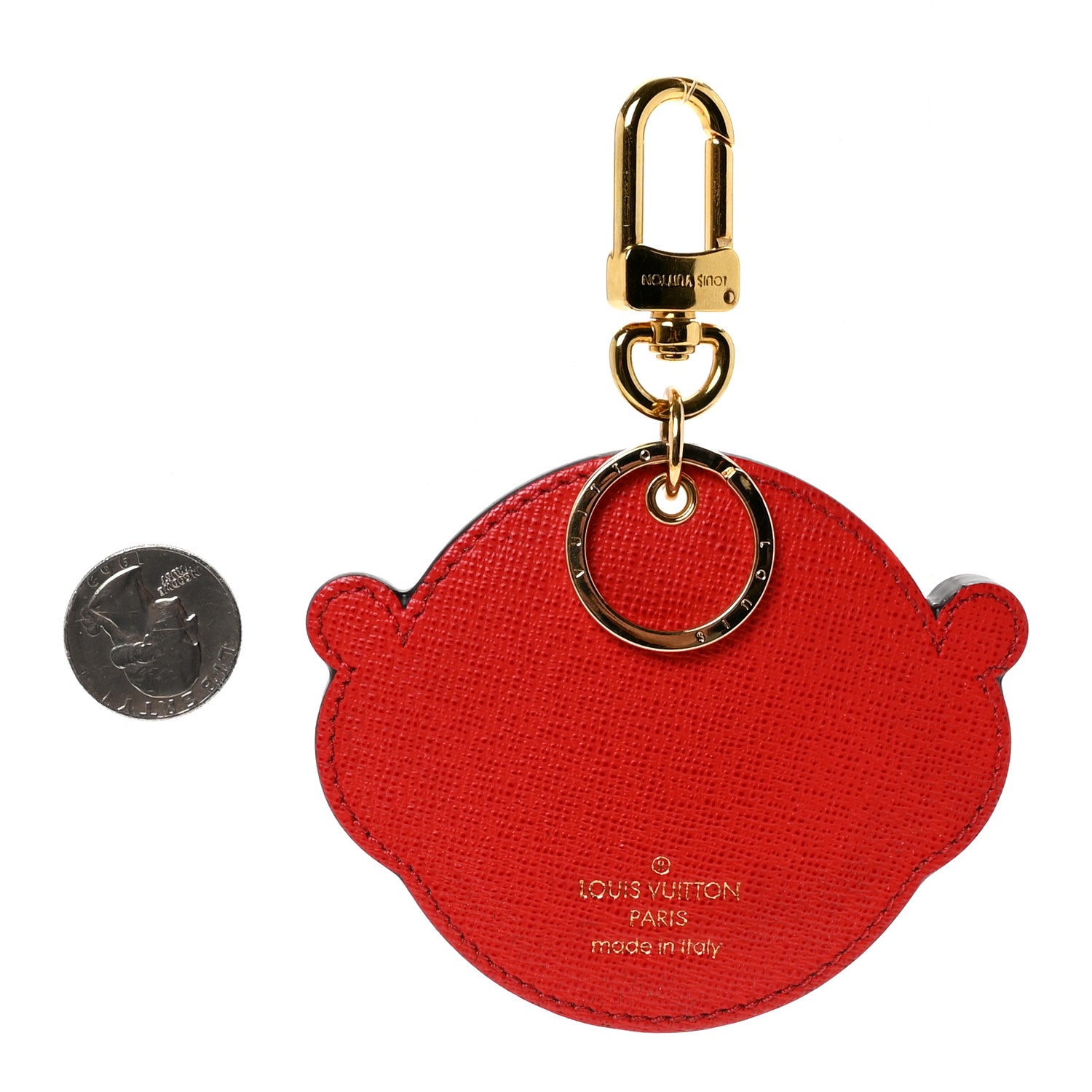 Louis Vuitton Monogram Animal Faces Bird Bag Charm 2 of 5