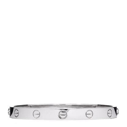 Cartier 18K White Gold LOVE Bracelet 17 1 of 4