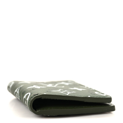 Louis Vuitton Ostrich Monogram Pocket Organizer Cactus 4 of 7