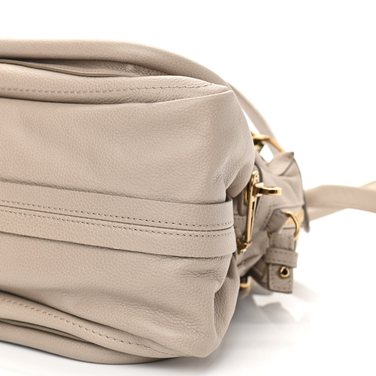 Chloe Calfskin Medium Paraty Barbour Khaki 10 of 11