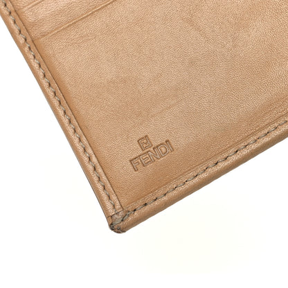 Fendi Zucchino Vitello Continental Wallet Beige 7 of 10